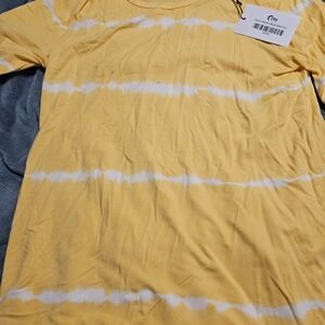 ZYIA Active Yellow Tie-Dye Tee